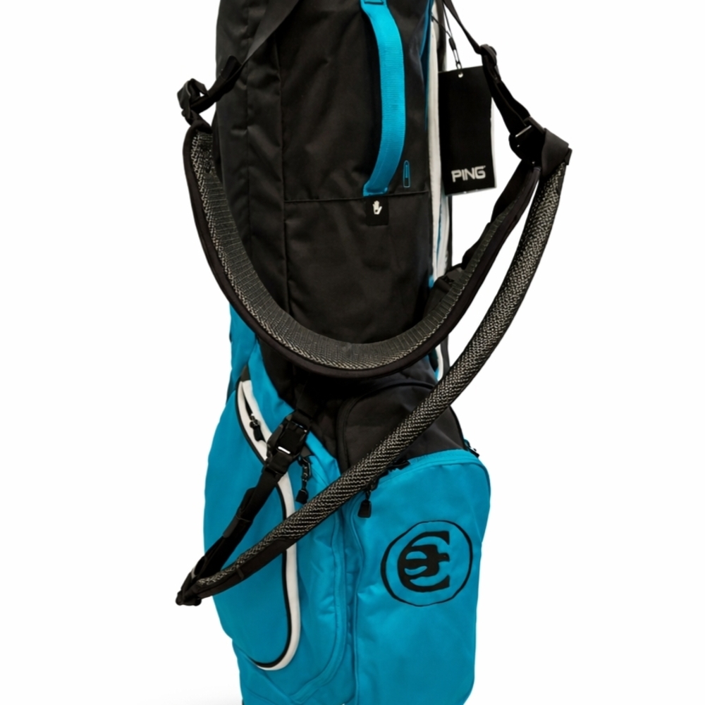 Big Canyon Country Club Logo G/FORE Daytona Plus Carry Golf Stand Bag black and